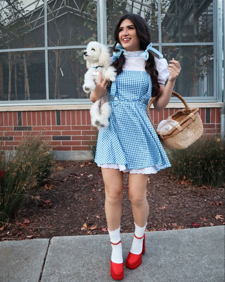 dorothy and toto easy halloween dog costume
